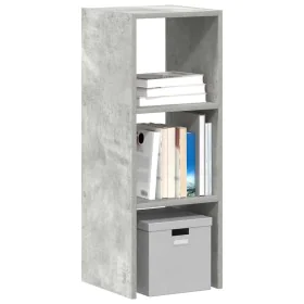 Librería apilable madera contrachapada gris cemento 30x30x80 cm by , Lockers and storage cabinets - Ref: Foro24-858809, Price...