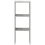 Librería apilable madera contrachapada gris cemento 30x30x80 cm de , Taquillas y armarios de almacenamiento - Ref: Foro24-858...