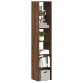 Estanterías 2uds apilables de madera de ingeniería roble marrón de , Taquillas y armarios de almacenamiento - Ref: Foro24-858...