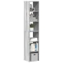 Librerías 2 uds madera contrachapada apilable sonoma gris de , Taquillas y armarios de almacenamiento - Ref: Foro24-858814, P...