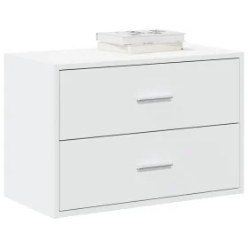 Armario con 2 cajones blanco 60x31x40 cm madera de ingeniería by , Drawers - Ref: Foro24-858821, Price: 78,42 €, Discount: %