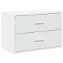 Armario con 2 cajones blanco 60x31x40 cm madera de ingeniería de , Cajoneras - Ref: Foro24-858821, Precio: 78,42 €, Descuento: %