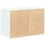 Armario con 2 cajones blanco 60x31x40 cm madera de ingeniería de , Cajoneras - Ref: Foro24-858821, Precio: 78,42 €, Descuento: %