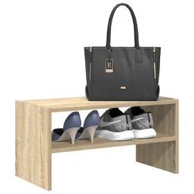 Zapatero apilable roble sonoma 60x30x30,5 cm de , Zapateros y organizadores de calzado - Ref: Foro24-858861, Precio: 32,26 €,...