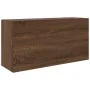 Mueble de pared baño madera ingeniería roble marrón 80x25x40 cm de , Tocadores de baño - Ref: Foro24-860091, Precio: 55,76 €,...