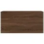 Mueble de pared baño madera ingeniería roble marrón 80x25x40 cm de , Tocadores de baño - Ref: Foro24-860091, Precio: 55,76 €,...