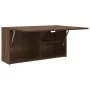 Mueble de pared baño madera ingeniería roble marrón 80x25x40 cm de , Tocadores de baño - Ref: Foro24-860091, Precio: 55,76 €,...