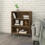 Aparador madera contrachapada marrón roble 69,5x32,5x90cm de vidaXL, Aparadores - Ref: Foro24-817380, Precio: 53,01 €, Descue...