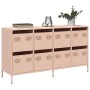 Aparador de acero laminado en frío rosa 135x39x73,5 cm de , Aparadores - Ref: Foro24-3307168, Precio: 220,69 €, Descuento: %