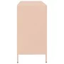 Aparador de acero laminado en frío rosa 135x39x73,5 cm de , Aparadores - Ref: Foro24-3307168, Precio: 220,69 €, Descuento: %