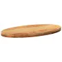 Tablero de mesa ovalado madera maciza de roble 80x40x4 cm by , Table tops - Ref: Foro24-4009049, Price: 73,00 €, Discount: %