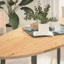 Tablero de mesa ovalado madera maciza de roble 140x60x2 cm by , Table tops - Ref: Foro24-4009040, Price: 87,23 €, Discount: %