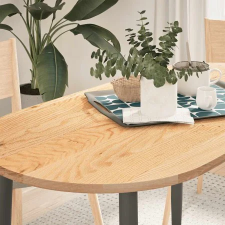 Tablero de mesa ovalado madera maciza de roble 120x60x2 cm von , Tischplatten - Ref: Foro24-4009063, Preis: 88,85 €, Rabatt: %