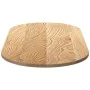 Tablero de mesa ovalado madera maciza de roble 120x60x2 cm von , Tischplatten - Ref: Foro24-4009063, Preis: 88,85 €, Rabatt: %