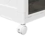 Caja de almacenaje apilable con ruedas 2niveles 75 L 64x40x76cm von , Lastenstapler - Ref: Foro24-4012368, Preis: 65,86 €, Ra...