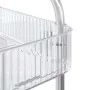 Carro de almacenamiento 3 niveles transparente 37x28x68 cm by , Cargo forklifts - Ref: Foro24-4012377, Price: 30,93 €, Discou...