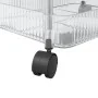 Carro de almacenamiento 3 niveles transparente 37x28x68 cm by , Cargo forklifts - Ref: Foro24-4012377, Price: 30,93 €, Discou...