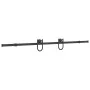 Kit de herrajes para puertas correderas acero negro 200 cm by , Door items - Ref: Foro24-4009733, Price: 45,85 €, Discount: %