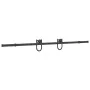 Kit de herrajes para puertas correderas acero negro 200 cm by , Door items - Ref: Foro24-4009733, Price: 45,85 €, Discount: %