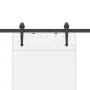 Kit de herrajes para puertas correderas acero negro 152,5 cm by , Door items - Ref: Foro24-4009704, Price: 70,70 €, Discount: %