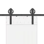 Kit de herrajes para puertas correderas acero negro 200 cm by , Door items - Ref: Foro24-4009725, Price: 66,27 €, Discount: %