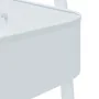 Carrito de almacenaje 3 niveles acero blanco 42x41,5x77 cm by , Cargo forklifts - Ref: Foro24-4012382, Price: 31,27 €, Discou...