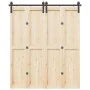 Kit de herrajes para puertas correderas acero negro 183 cm by , Door items - Ref: Foro24-4009744, Price: 93,80 €, Discount: %