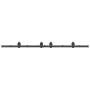 Kit de herrajes para puertas correderas acero negro 183 cm by , Door items - Ref: Foro24-4009744, Price: 93,80 €, Discount: %