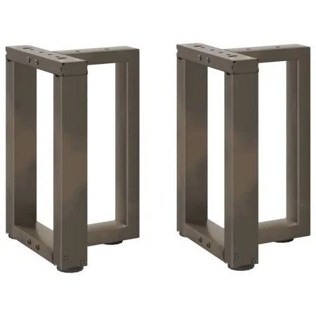 Patas de mesa centro forma T 2uds acero natural 28x25x(42-43)cm de , Patas para mesas - Ref: Foro24-4013023, Precio: 77,20 €,...