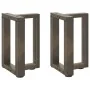 Patas de mesa centro forma T 2uds acero natural 28x25x(42-43)cm de , Patas para mesas - Ref: Foro24-4013023, Precio: 77,20 €,...