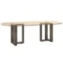 Patas de mesa centro forma T 2uds acero natural 28x25x(42-43)cm de , Patas para mesas - Ref: Foro24-4013023, Precio: 77,20 €,...