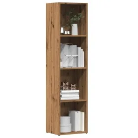 Estantería de madera ingeniería roble artisan 36x30x143 cm de , Librerías y estanterías - Ref: Foro24-855777, Precio: 61,23 €...