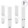 Patas de mesa de centro blanco 2uds acero 40x(30-31) cm de , Patas para mesas - Ref: Foro24-4013257, Precio: 55,09 €, Descuen...