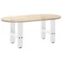 Patas de mesa de centro blanco 2uds acero 40x(30-31) cm de , Patas para mesas - Ref: Foro24-4013257, Precio: 55,09 €, Descuen...