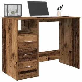 Escritorio de madera ingeniería madera envejecida 102x76x50 cm de , Escritorios - Ref: Foro24-855852, Precio: 90,02 €, Descue...