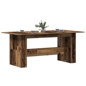 Mesa de comedor de aglomerado madera envejecida 180x90x76 cm de , Mesas de cocina y de comedor - Ref: Foro24-855844, Precio: ...