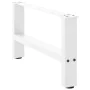 Patas de mesa de centro blanco 2uds acero 70x(30-31) cm de , Patas para mesas - Ref: Foro24-4013269, Precio: 66,38 €, Descuen...