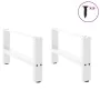 Patas de mesa de centro blanco 2uds acero 70x(30-31) cm de , Patas para mesas - Ref: Foro24-4013269, Precio: 66,38 €, Descuen...