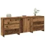 Aparador 3 piezas madera vieja madera contrachapada de , Aparadores - Ref: Foro24-3329179, Precio: 272,47 €, Descuento: %