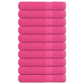 Toallas de sauna 10 uds 100% algodón rosa 80x200 cm 360 gsm de , Toallas - Ref: Foro24-137057, Precio: 105,34 €, Descuento: %