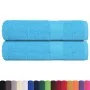 Toallas de ducha 2 uds 100% algodón turquesa 70x140 cm 360 gsm de , Toallas - Ref: Foro24-136977, Precio: 23,50 €, Descuento: %