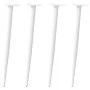 Patas para mesa de centro cónicas 4 uds acero blanco 72-73 cm de , Patas para mesas - Ref: Foro24-4012517, Precio: 59,24 €, D...