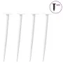 Patas para mesa de centro cónicas 4 uds acero blanco 72-73 cm de , Patas para mesas - Ref: Foro24-4012517, Precio: 59,24 €, D...