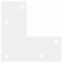Patas para mesa de centro cónicas 4 uds acero blanco 72-73 cm de , Patas para mesas - Ref: Foro24-4012517, Precio: 59,24 €, D...
