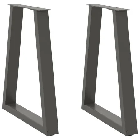 Patas para mesa de centro en forma de V 2 uds antracita acero de , Patas para mesas - Ref: Foro24-4012562, Precio: 96,82 €, D...