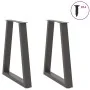 Patas para mesa de centro en forma de V 2 uds antracita acero de , Patas para mesas - Ref: Foro24-4012562, Precio: 96,82 €, D...
