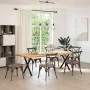 Patas para mesa de comedor en forma de X 2 uds acero negro by , Table legs - Ref: Foro24-4012920, Price: 55,47 €, Discount: %