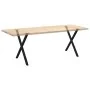 Patas para mesa de comedor en forma de X 2 uds acero negro by , Table legs - Ref: Foro24-4012920, Price: 55,47 €, Discount: %