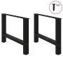 Patas de mesa de centro acero negro 2 uds 70x(42-43) cm de , Patas para mesas - Ref: Foro24-4013288, Precio: 70,23 €, Descuen...