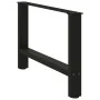 Patas de mesa de centro acero negro 2 uds 70x(42-43) cm de , Patas para mesas - Ref: Foro24-4013288, Precio: 70,23 €, Descuen...